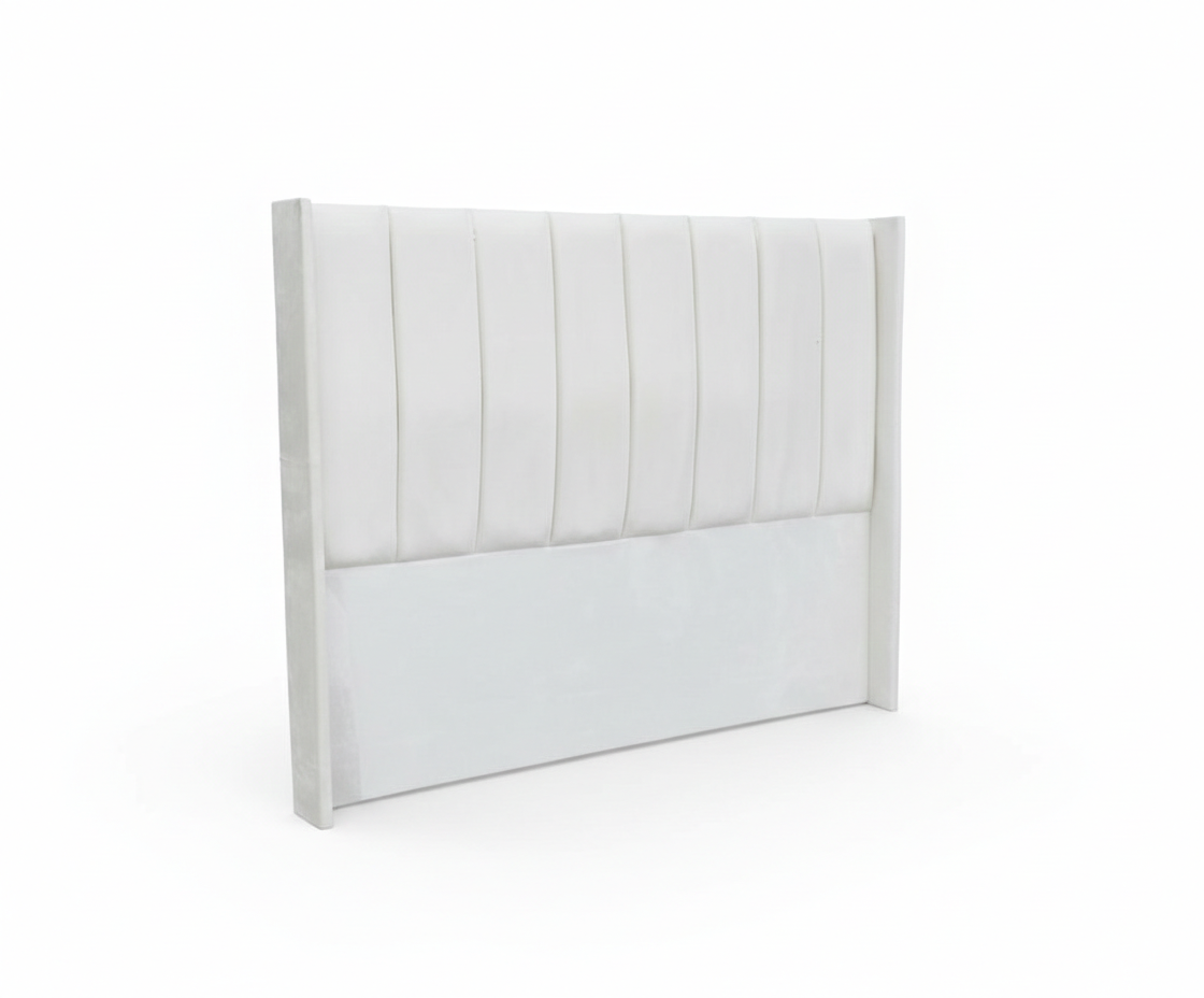 Velvet panel headboard